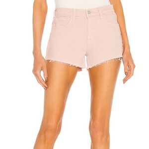 L’Agence Ryland Mid Rise Cut Off Shorts – Quartz Pink, Size 25